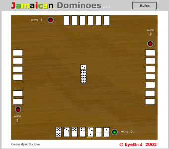 Игра онлайн Jamaican domino